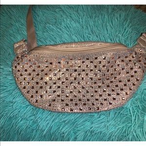 Gold fanny pack